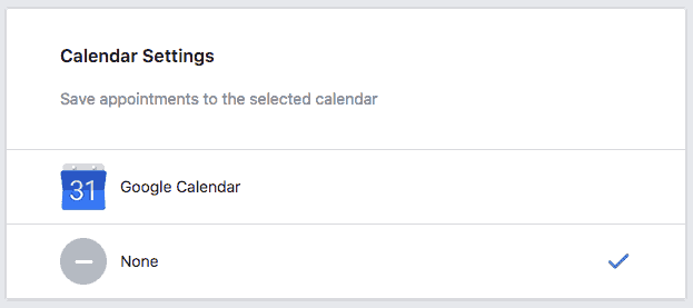 Setting up Facebook Calendar Sync